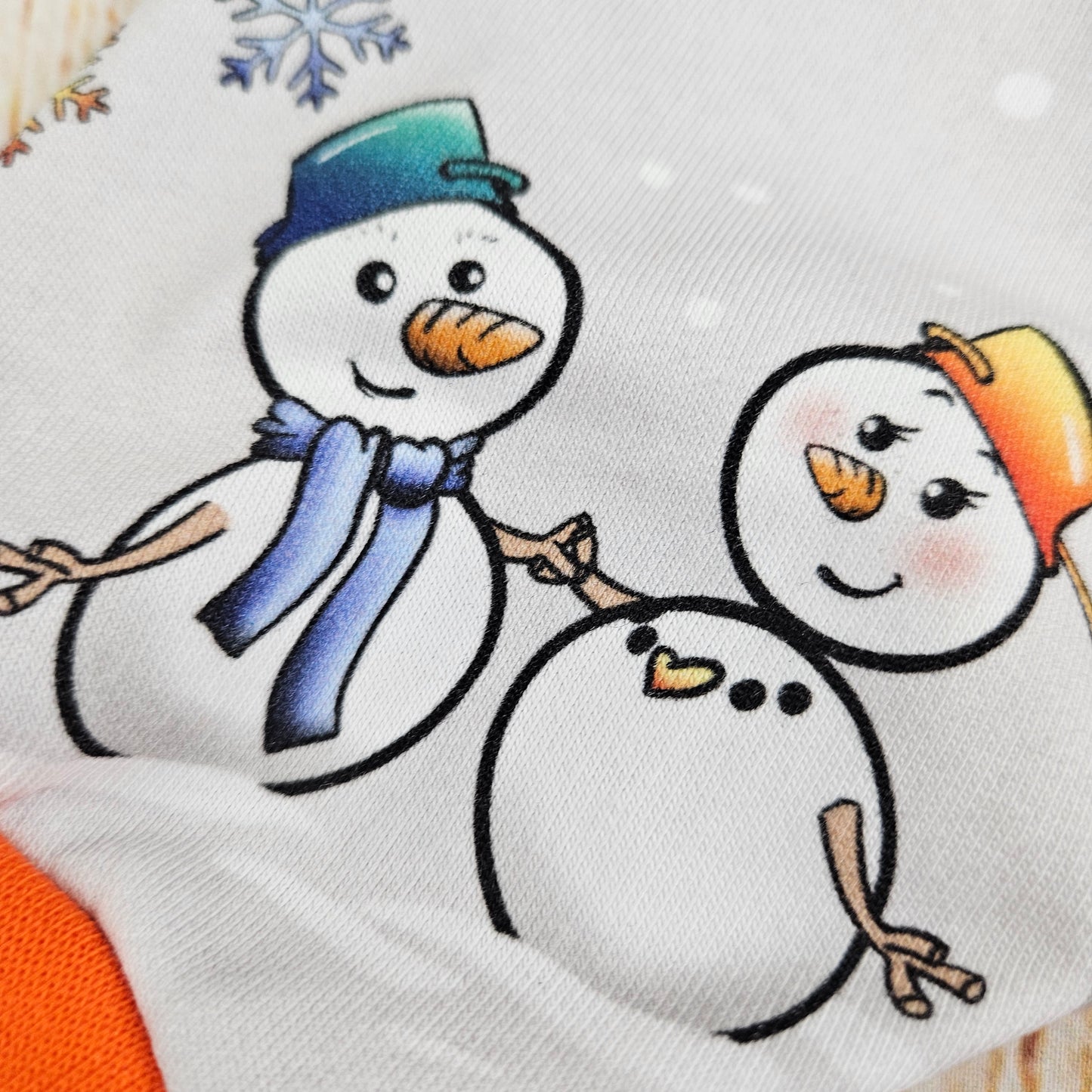 Pumphose mit Schneemann und Schneefrau