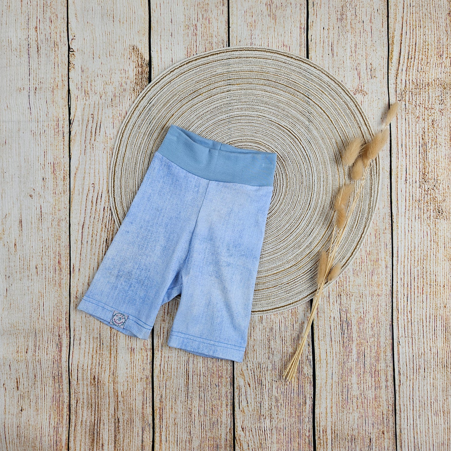 Caprihose/Radlerhose in jeansoptik mit weichem Bauchbündchen