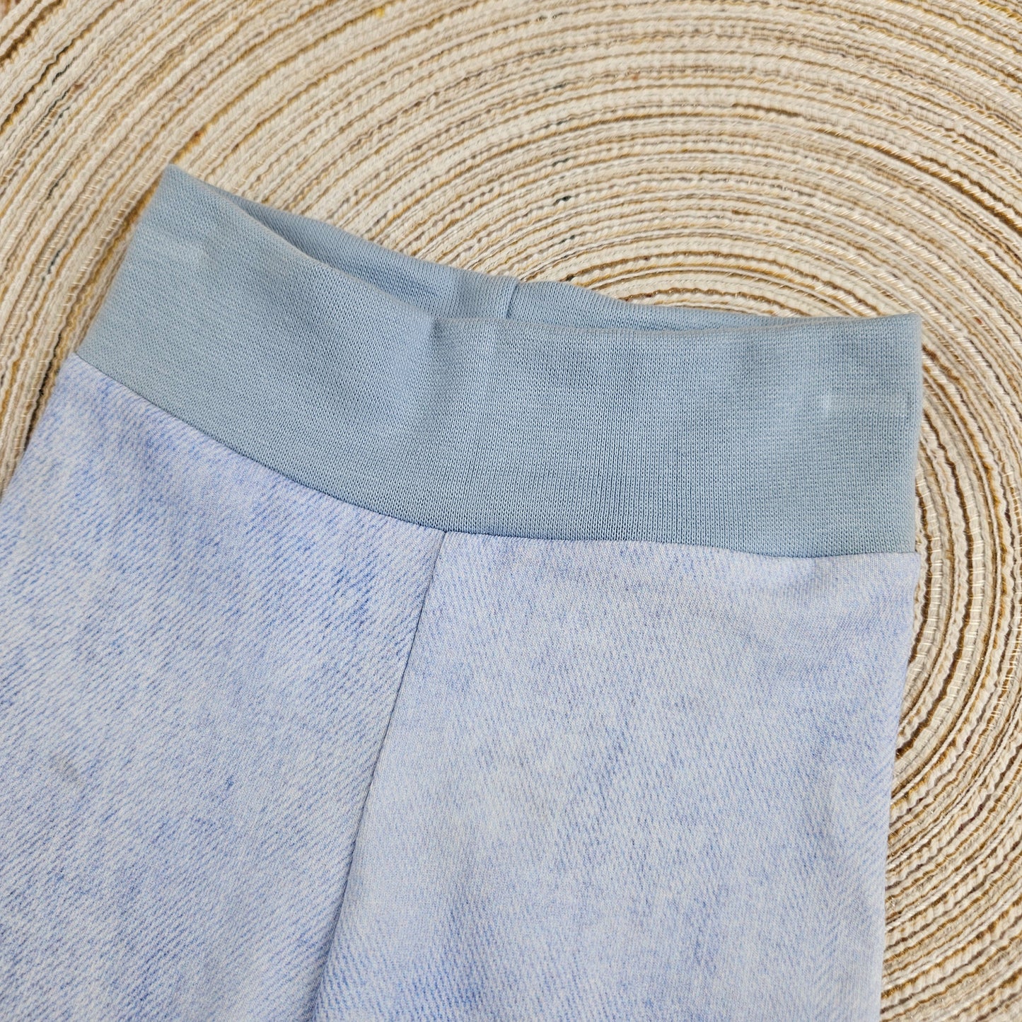 Caprihose/Radlerhose in jeansoptik mit weichem Bauchbündchen