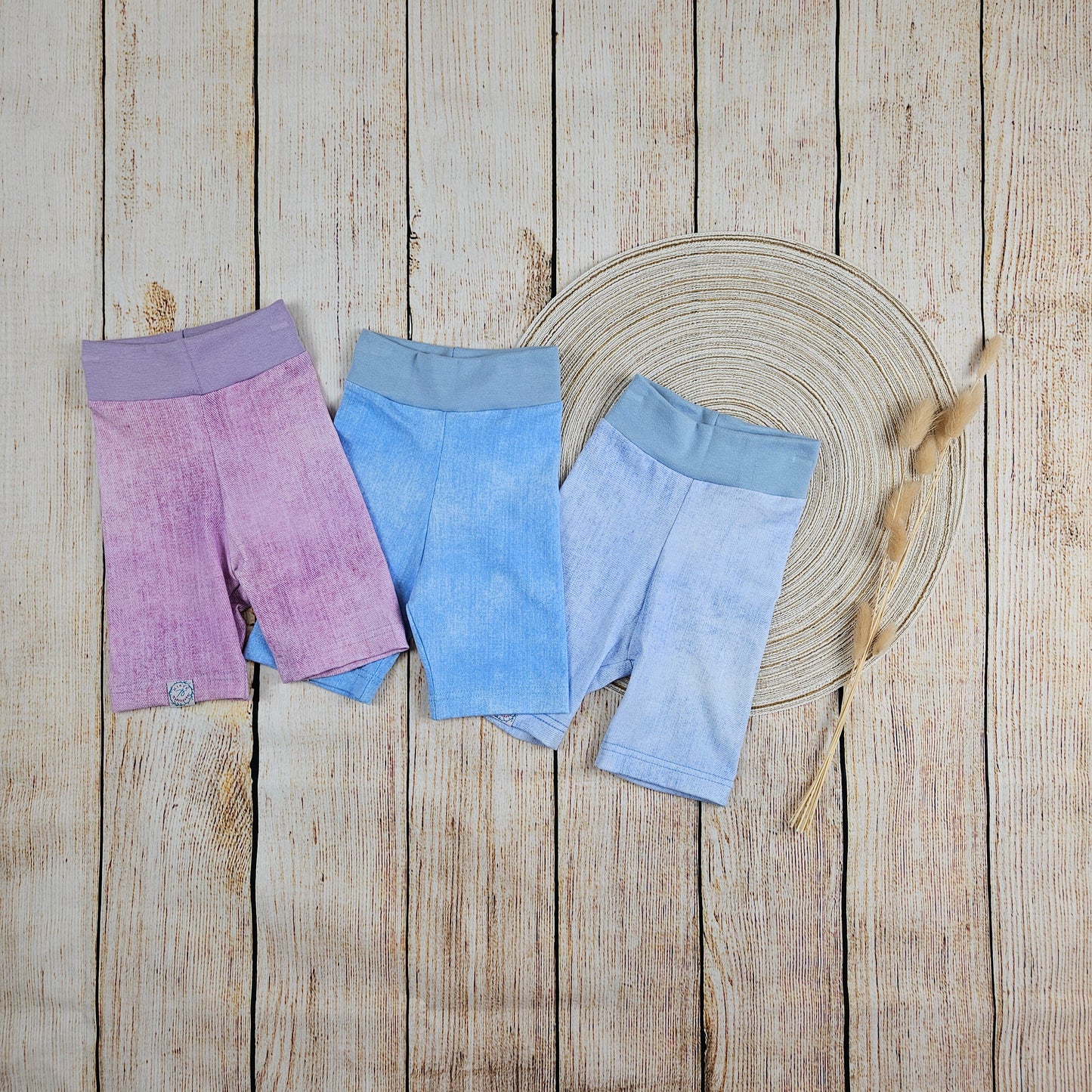 Caprihose/Radlerhose in jeansoptik mit weichem Bauchbündchen