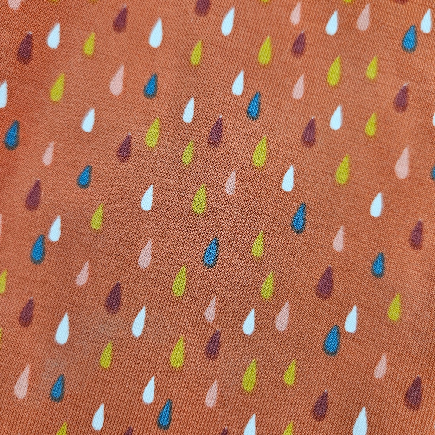 Caprihose/Radlerhose Tropfen orange