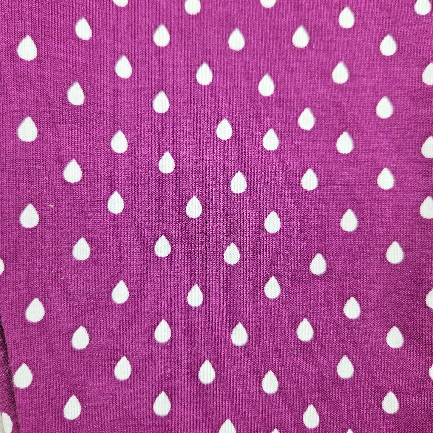 Caprihose/ Radlerhose Tropfen lila
