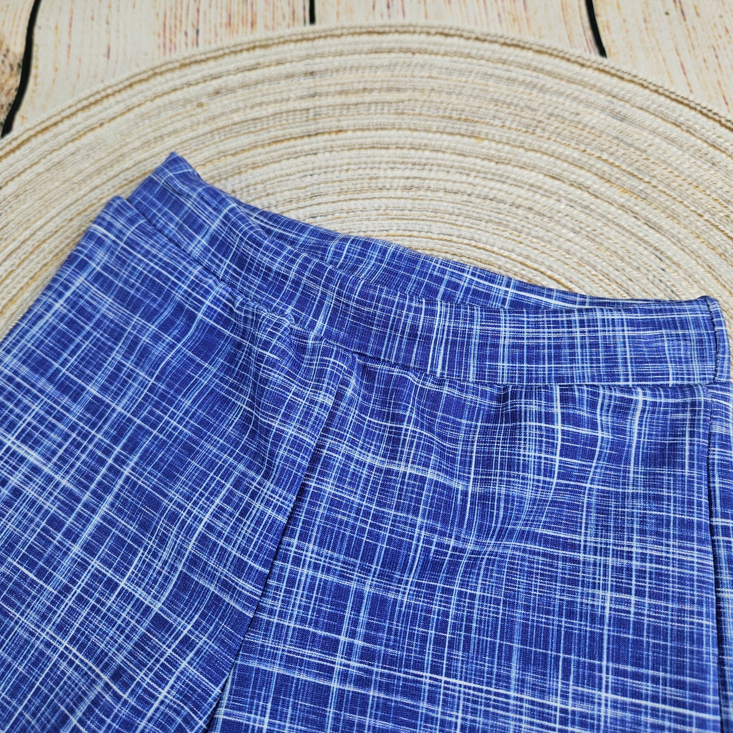 Sweathose blau Streifen
