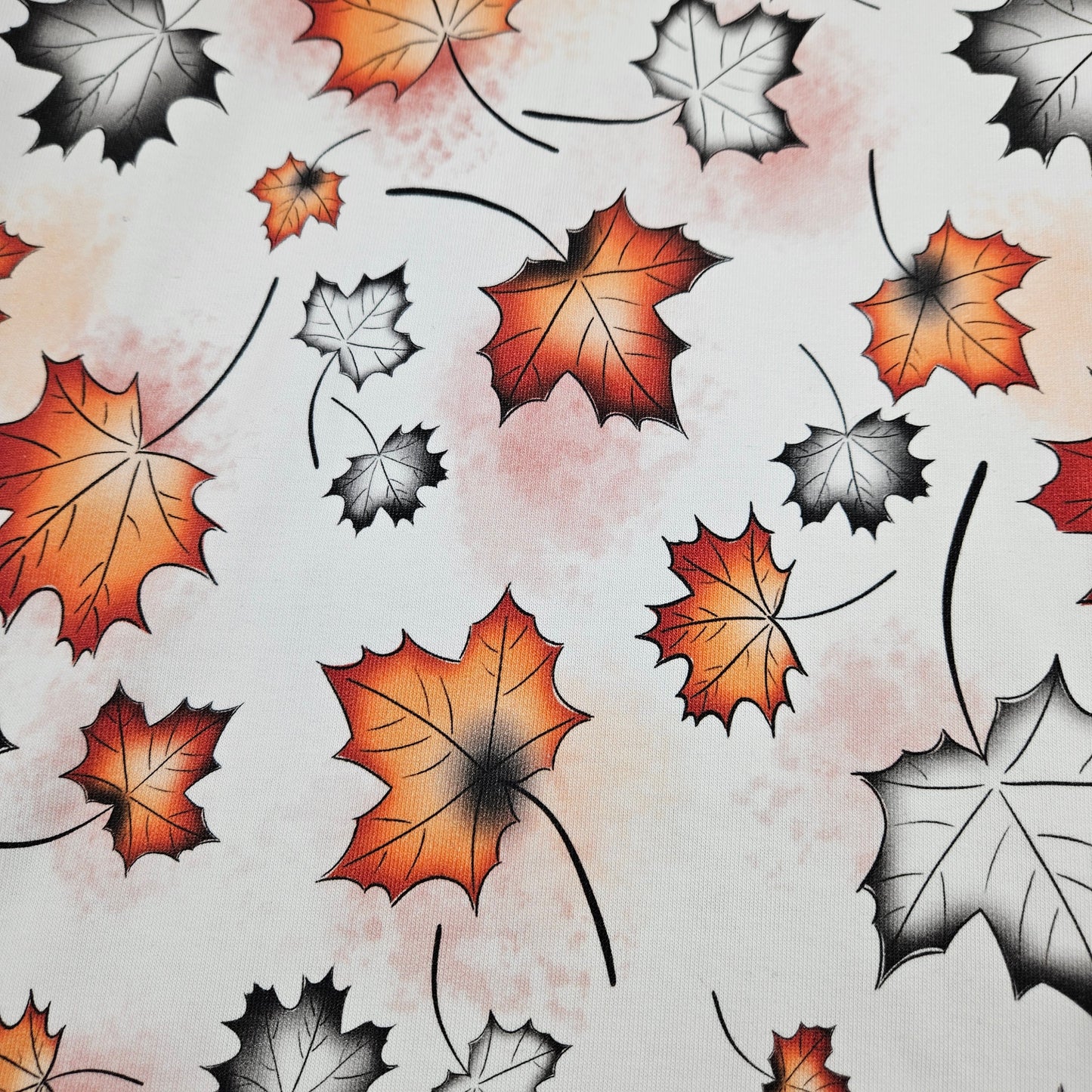 Damen Basicshirt Herbstblätter