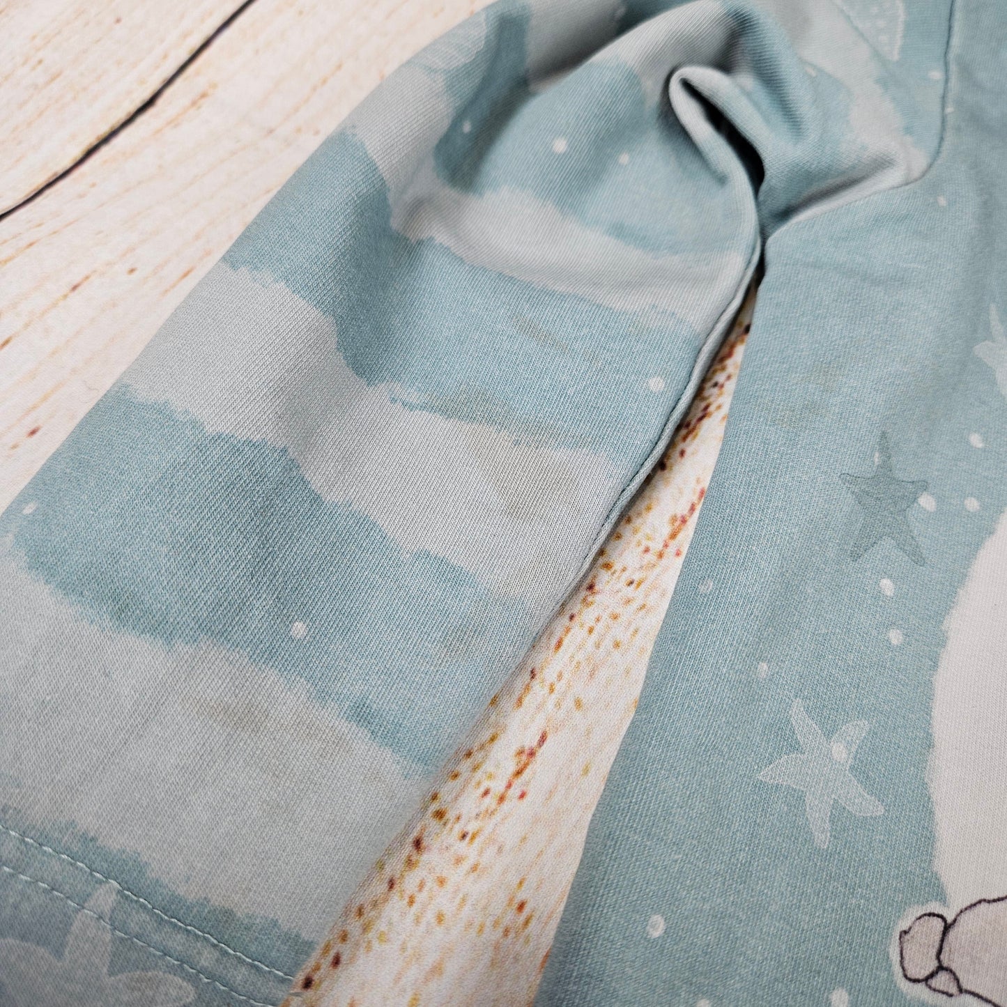 Handmade Babyset Basicshirt + Leggings Gr. 80