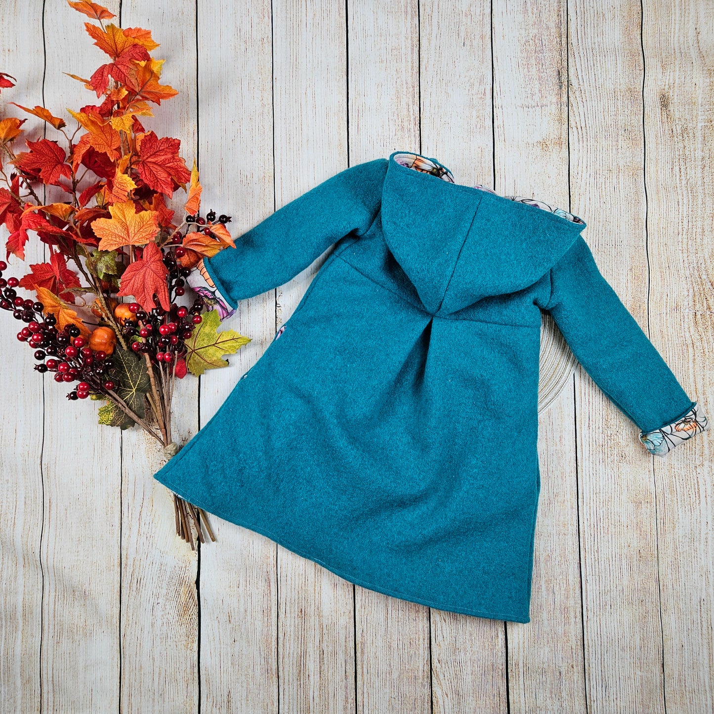 Walkmantel für Kinder – handgefertigt aus 100% Schurwolle | Kurze & lange Variante wählbar