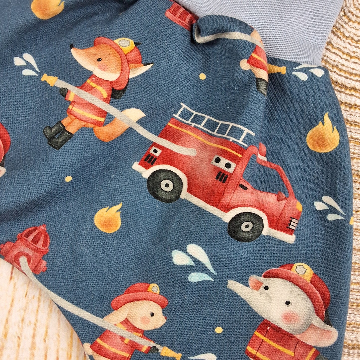 Newbornset Feuerwehr Waldtiere Gr. 56/62
