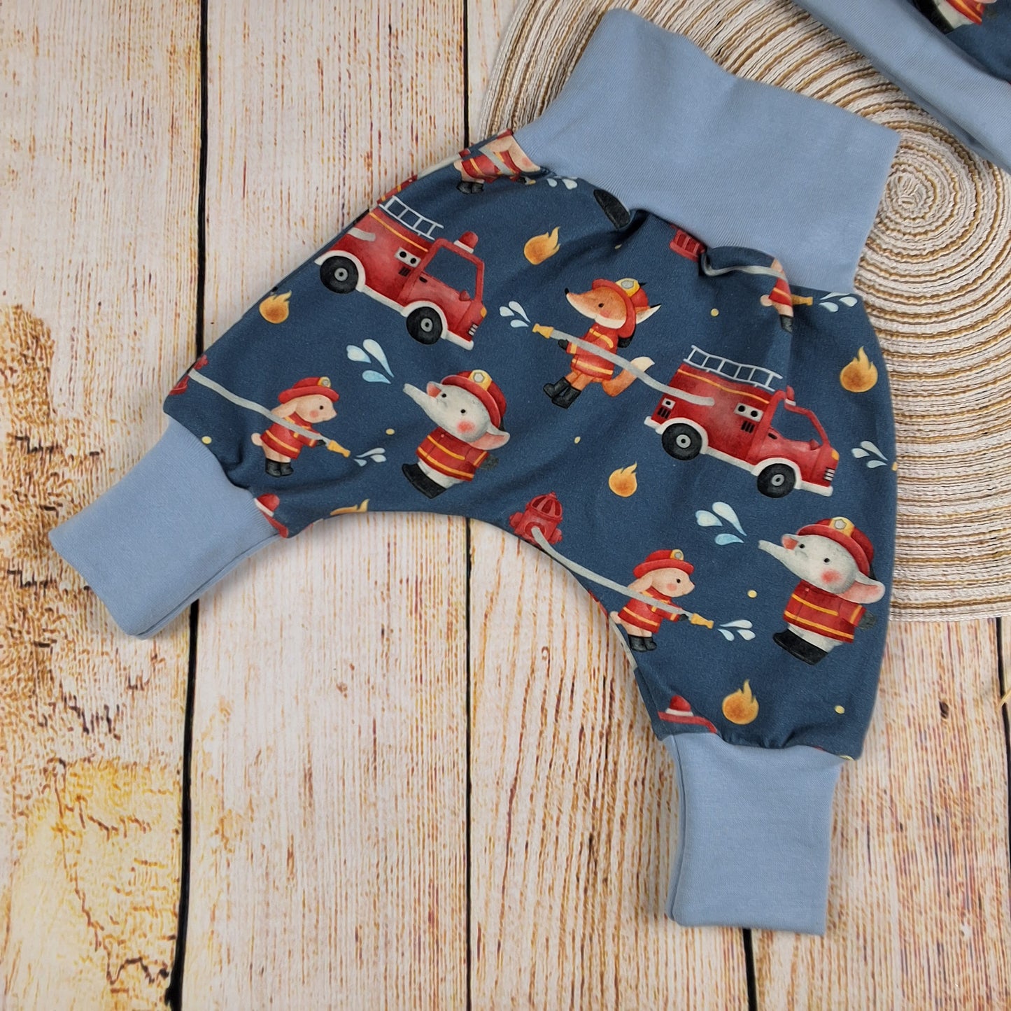 Newbornset Feuerwehr Waldtiere Gr. 56/62