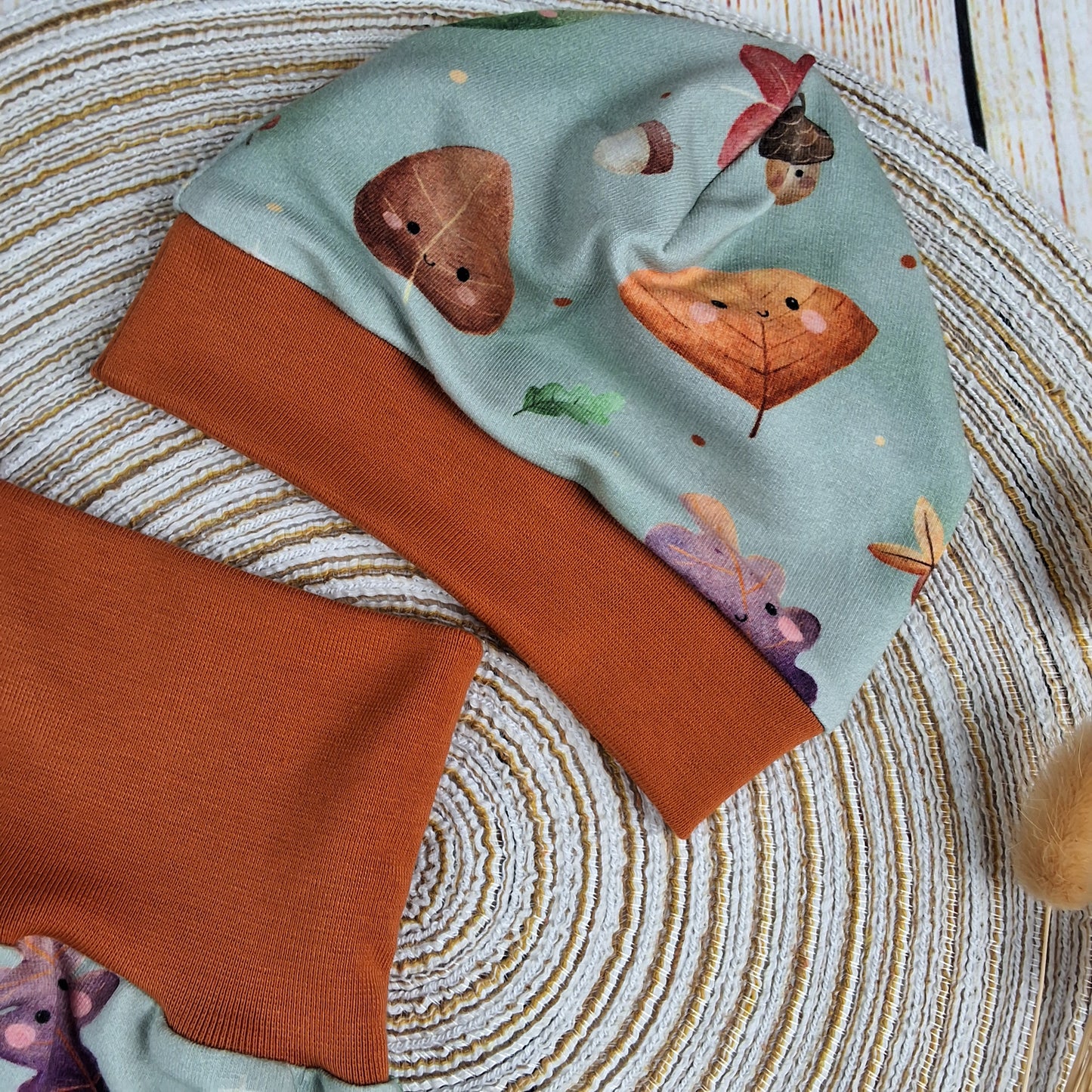 Newbornset Herbstblätter Gr. 56/62