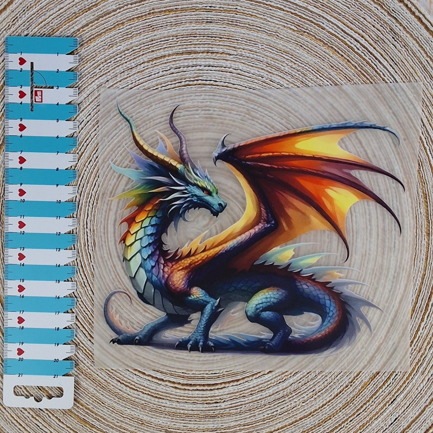 Bügelbild "Drache"