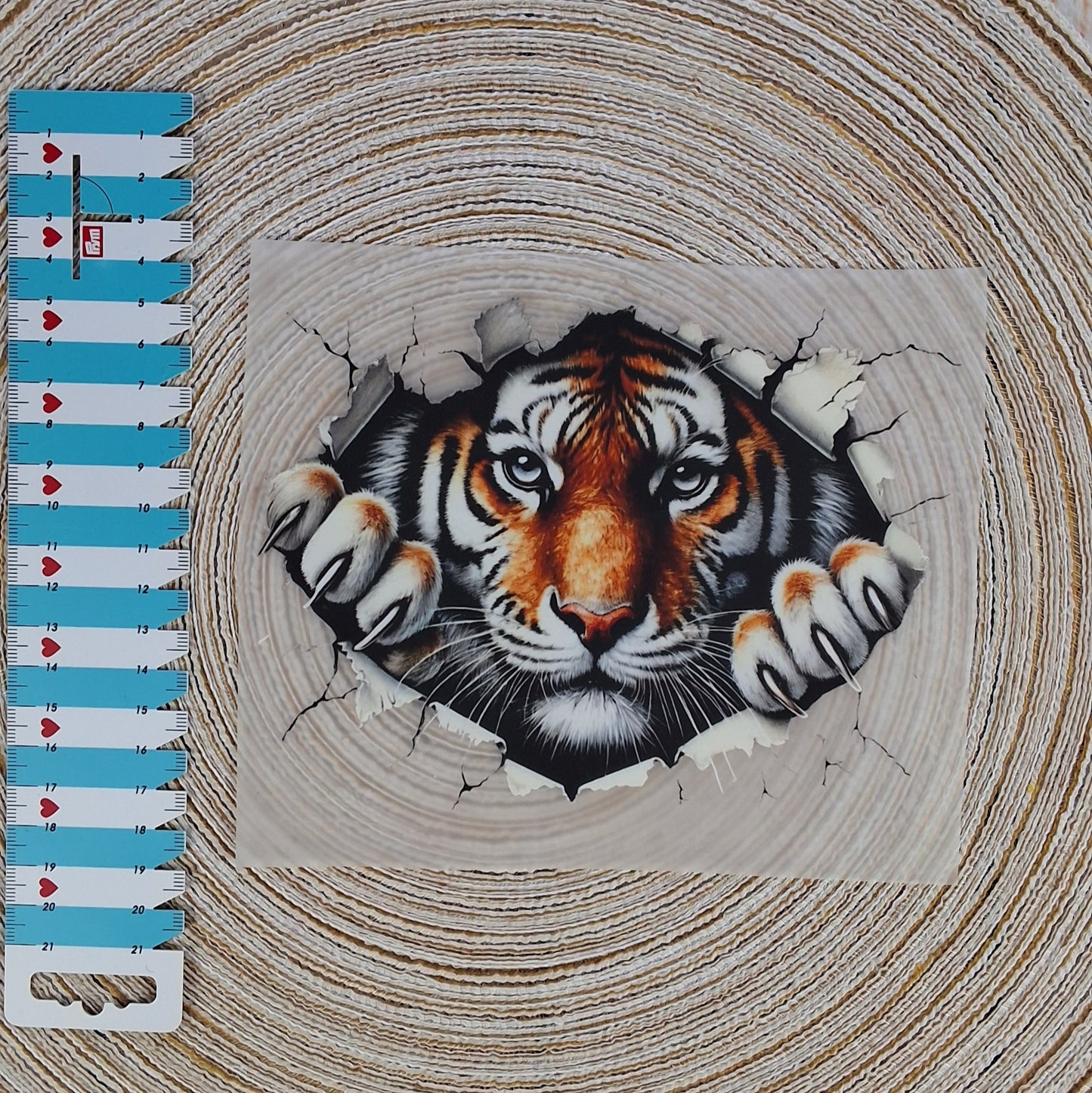Bügelbild "Tiger"