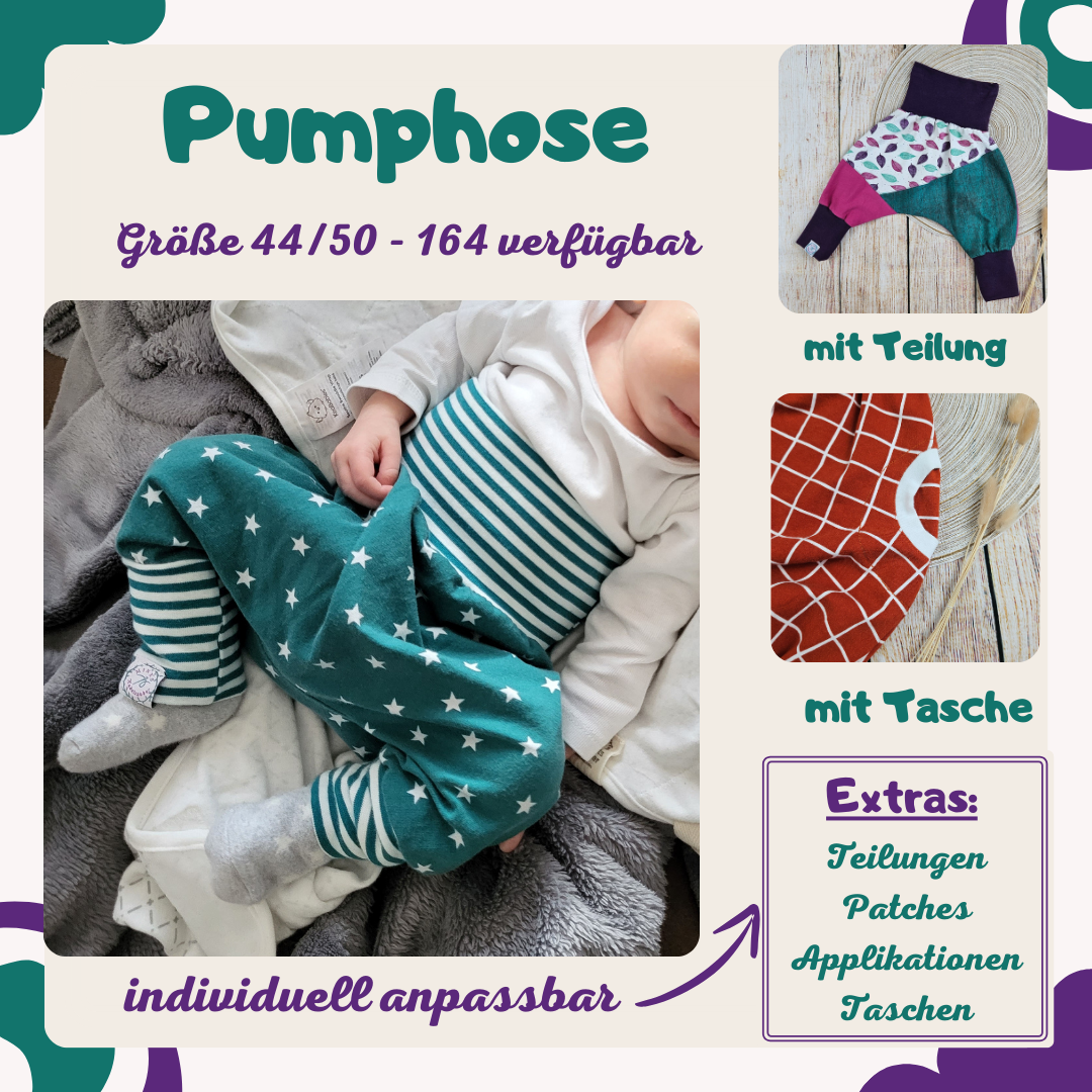Pumphose - individuell - Gr. 44/50 bis 164