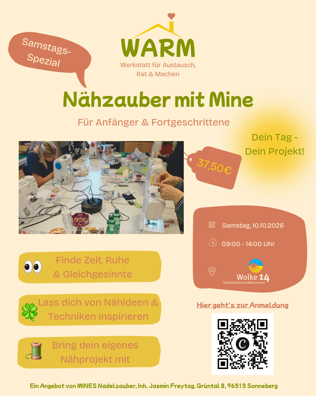 Nähzauber mit Mine - Samstags-Spezial