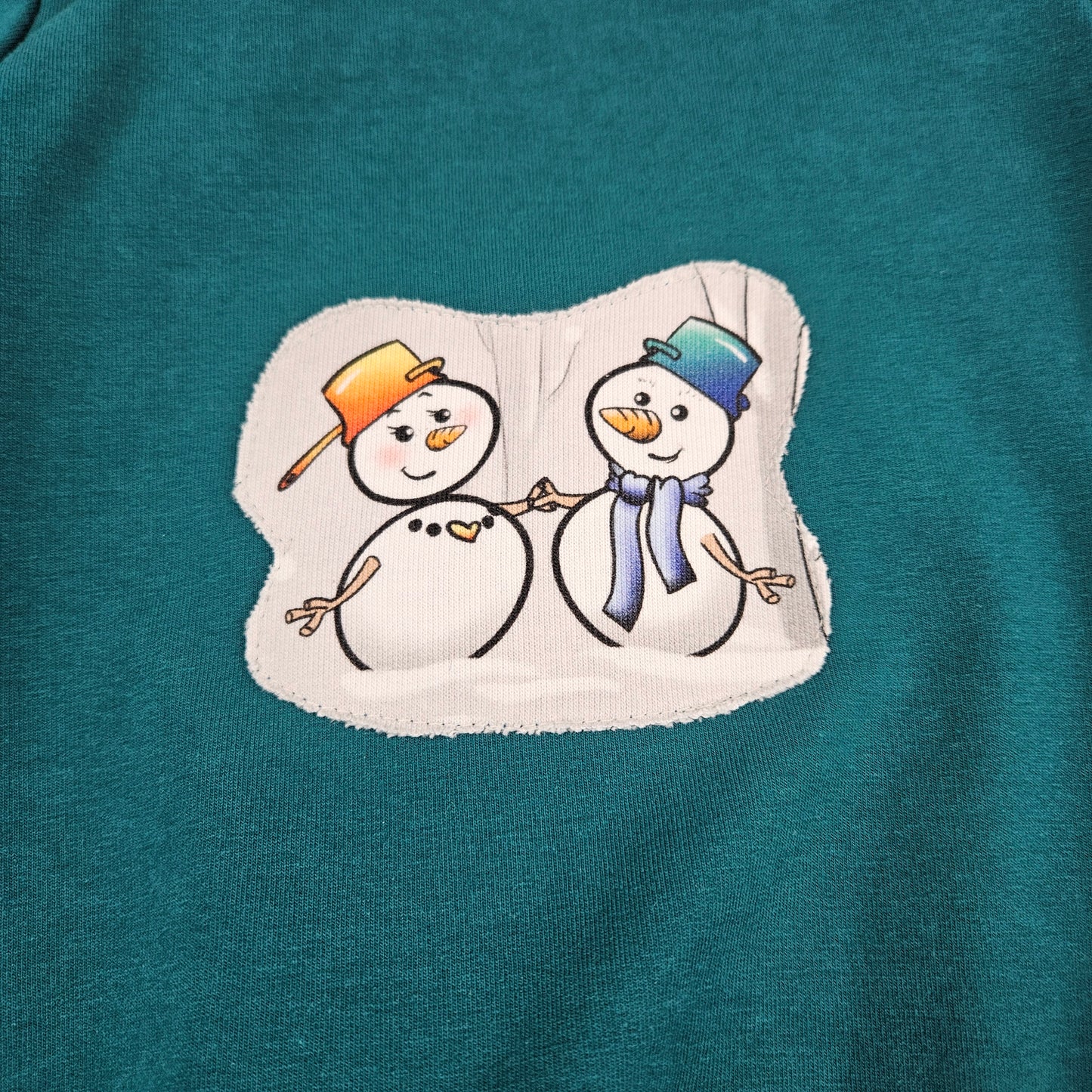 Winterset Schneemann mit Pumphose und Sweatshirt