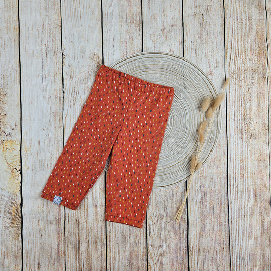 Caprihose/Radlerhose Tropfen orange