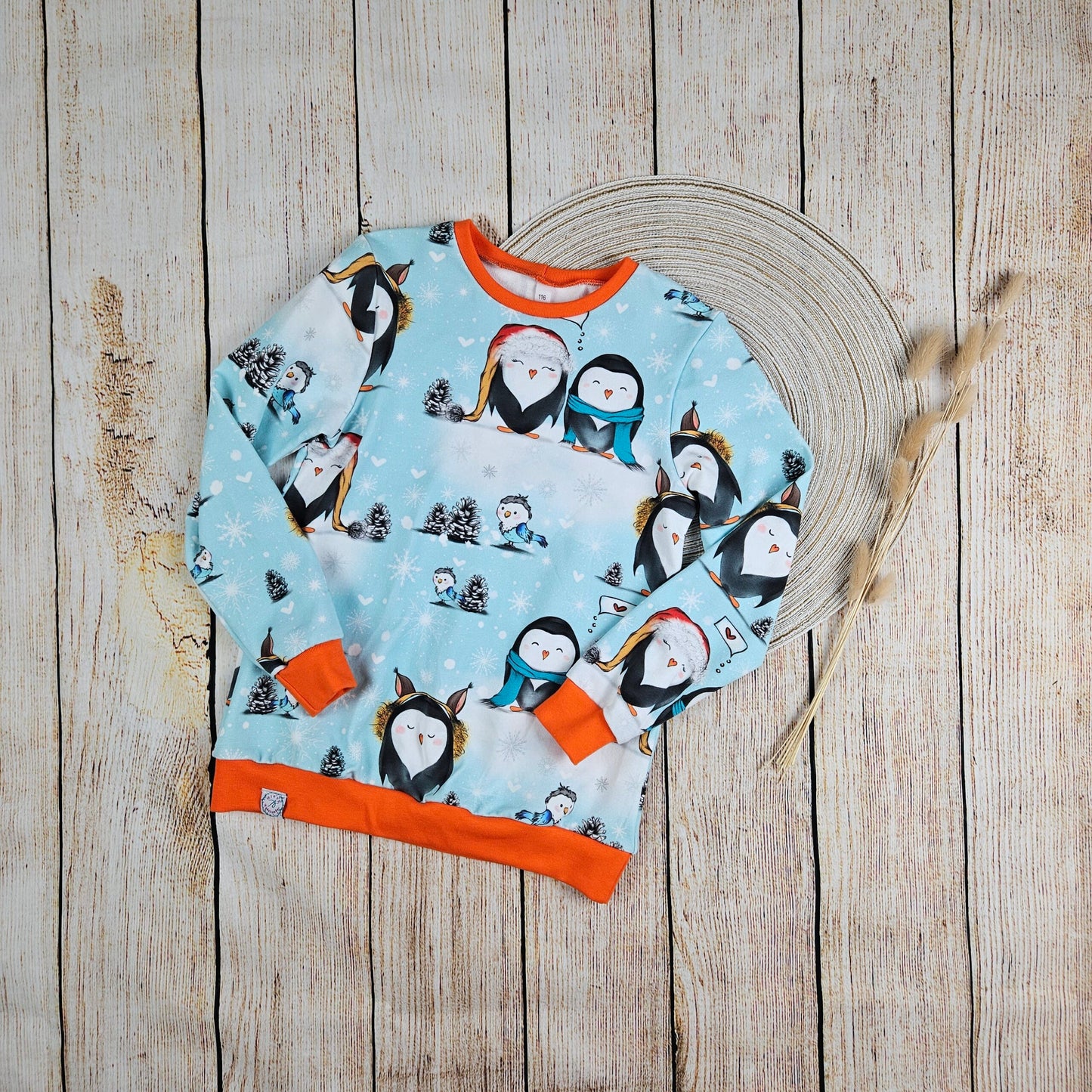 Sweatshirt mit coolen Winterpinguinen