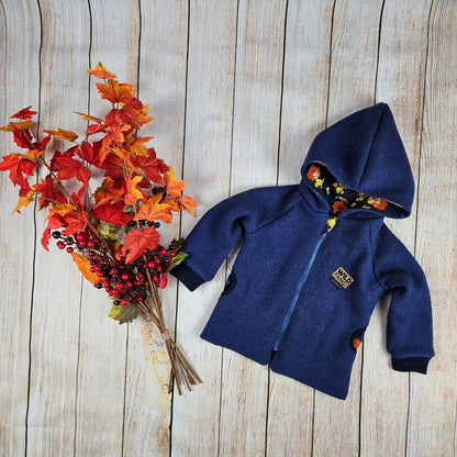 Walkjacke Pumuckl mit Taschen und Kunstlederlabel Wildfang