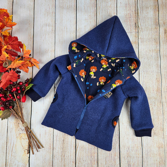 Handgefertigte Walkjacke für Kinder – Wunschdesign, mitwachsend & aus 100 % Schurwolle