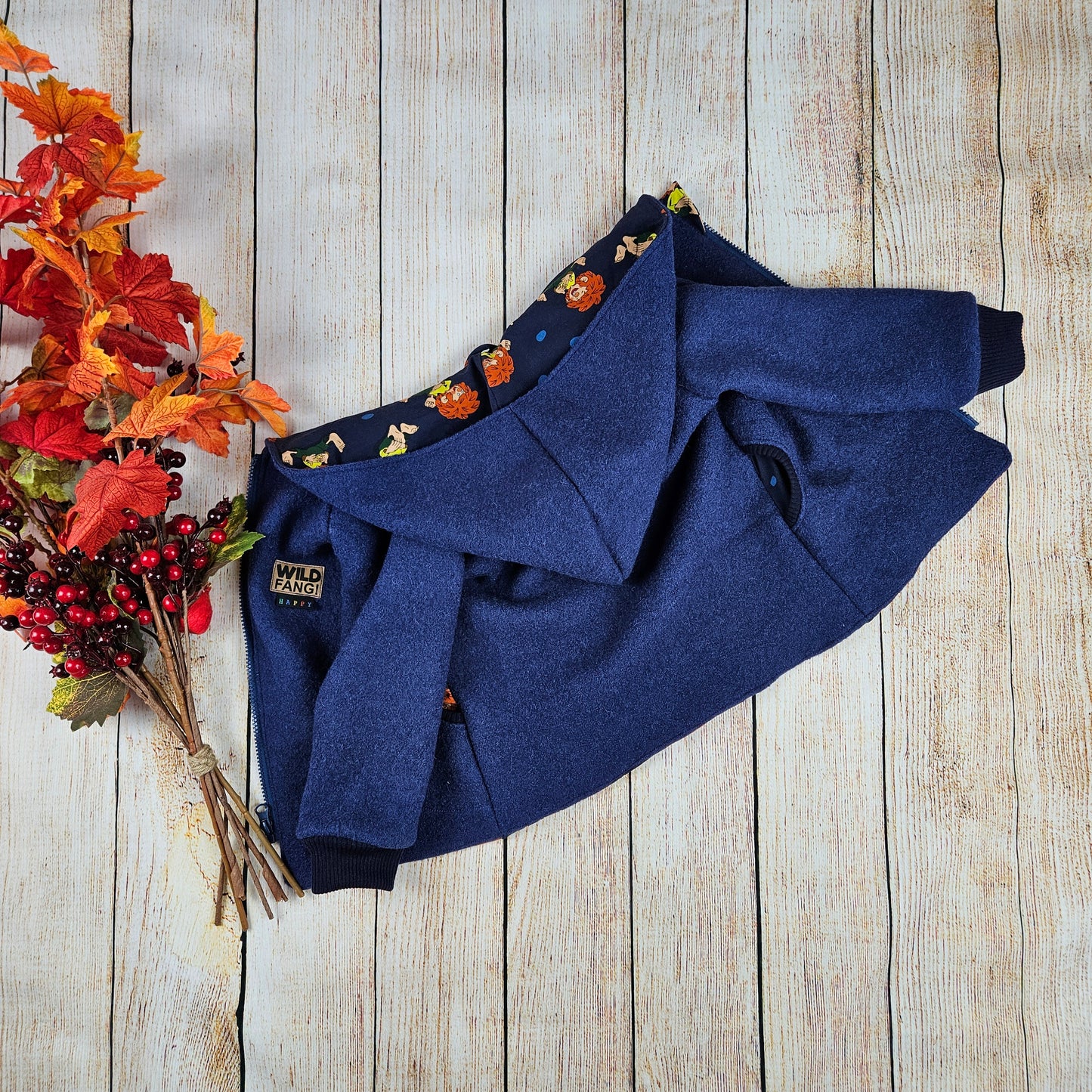 Handgefertigte Walkjacke für Kinder – Wunschdesign, mitwachsend & aus 100 % Schurwolle