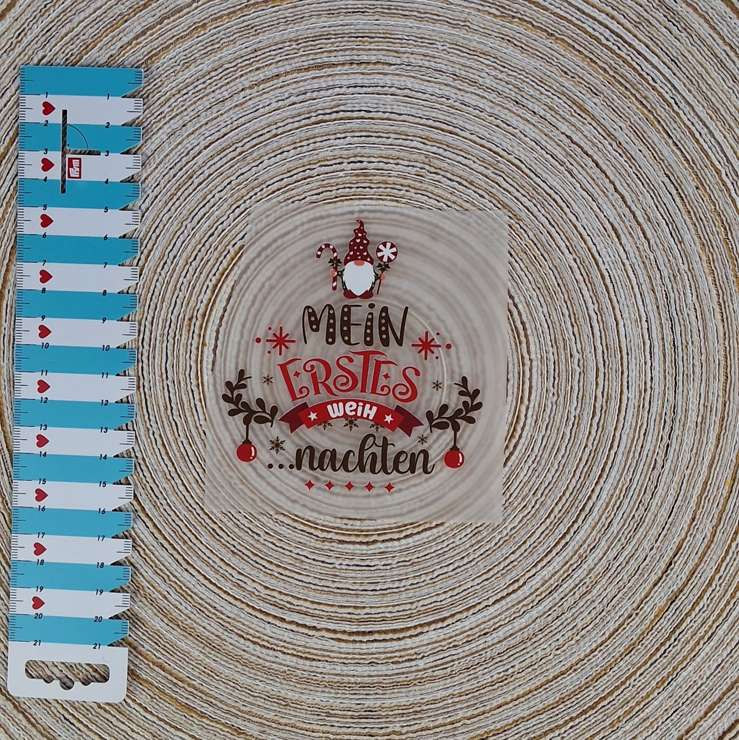Bügelbild "Mein Erstes Weihnachten" (Wichtel)