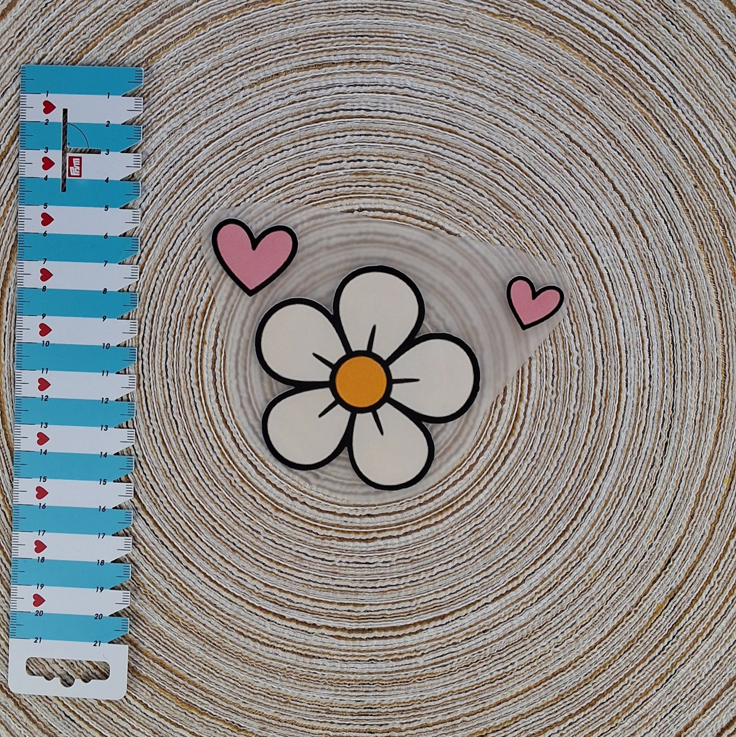 Bügelbild "Gänseblümchen"