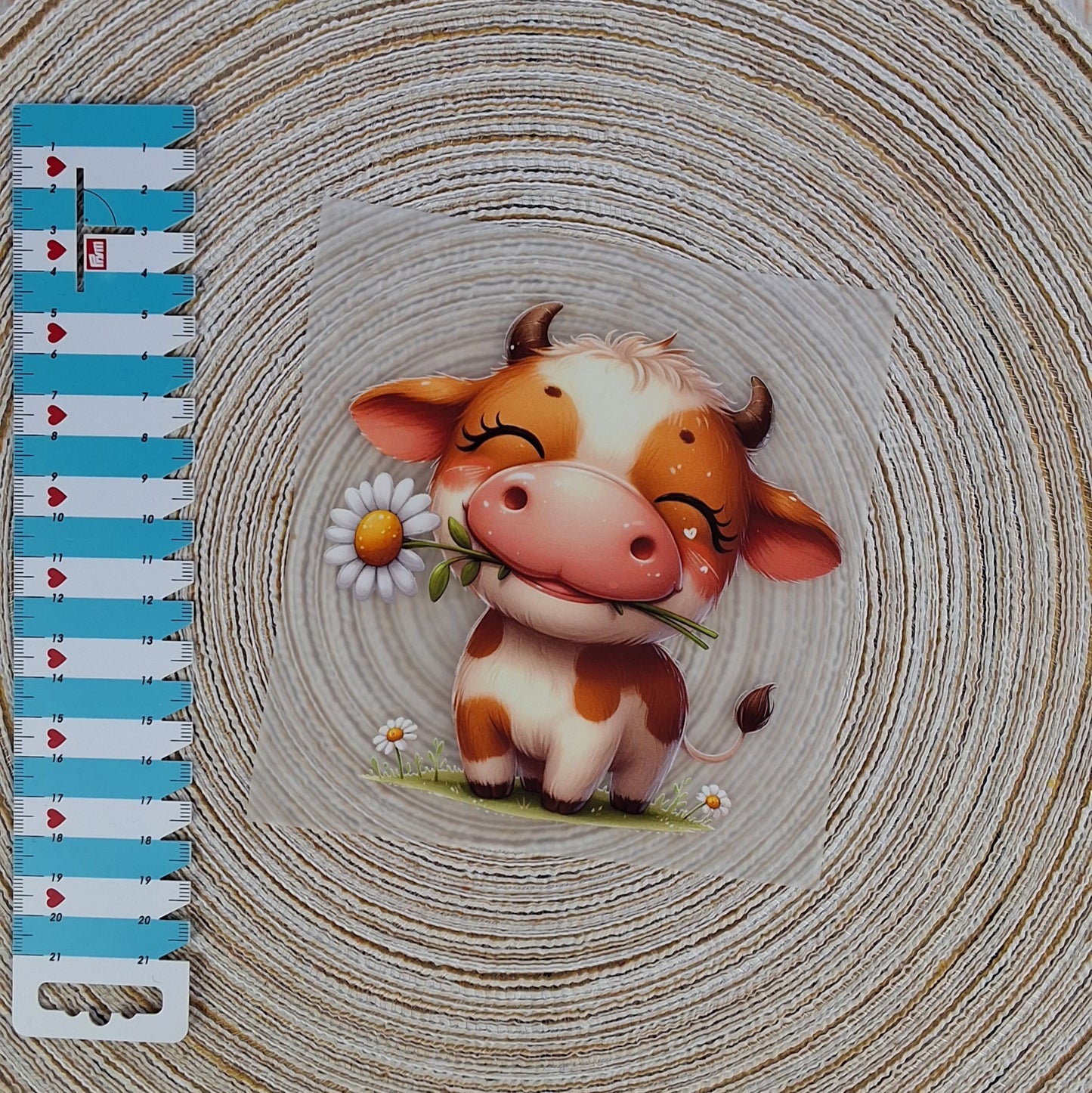 Bügelbild "Kuh"