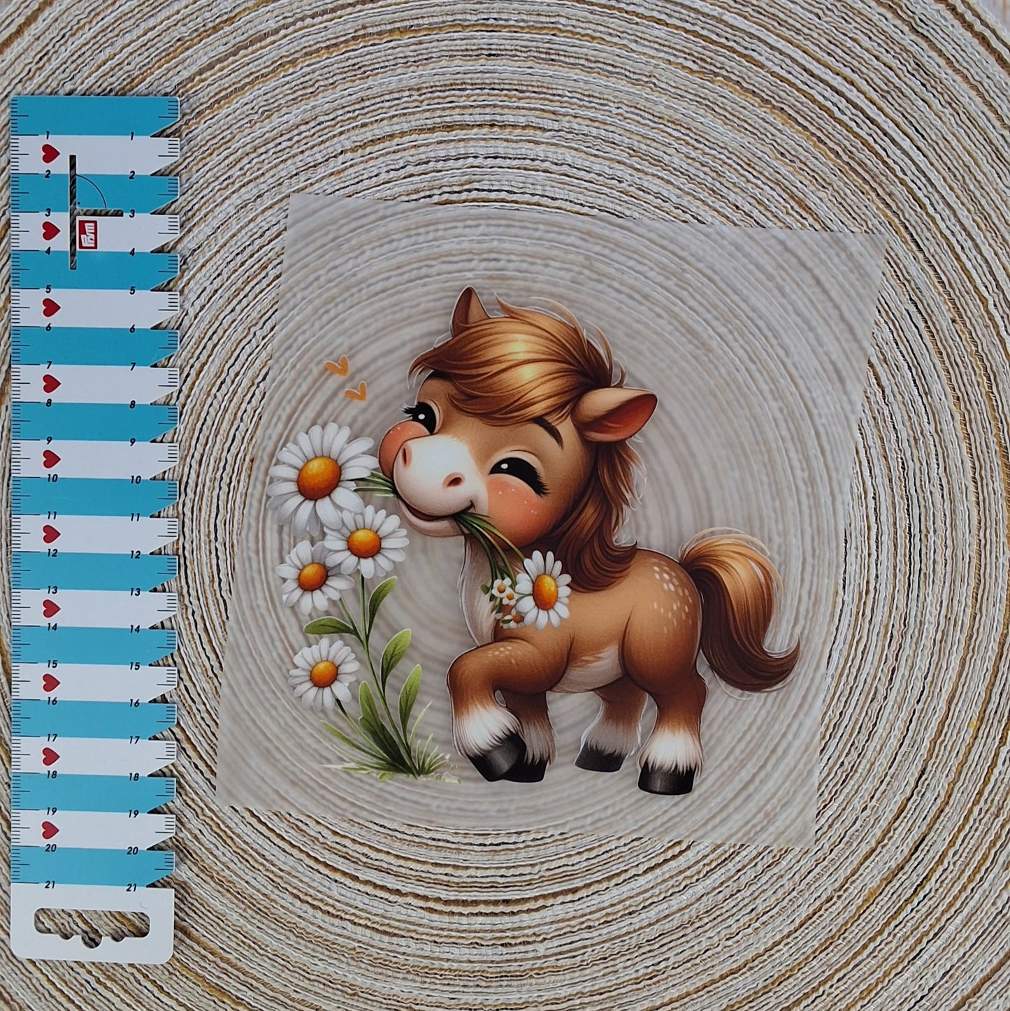 Bügelbild "Kleines Pferd"
