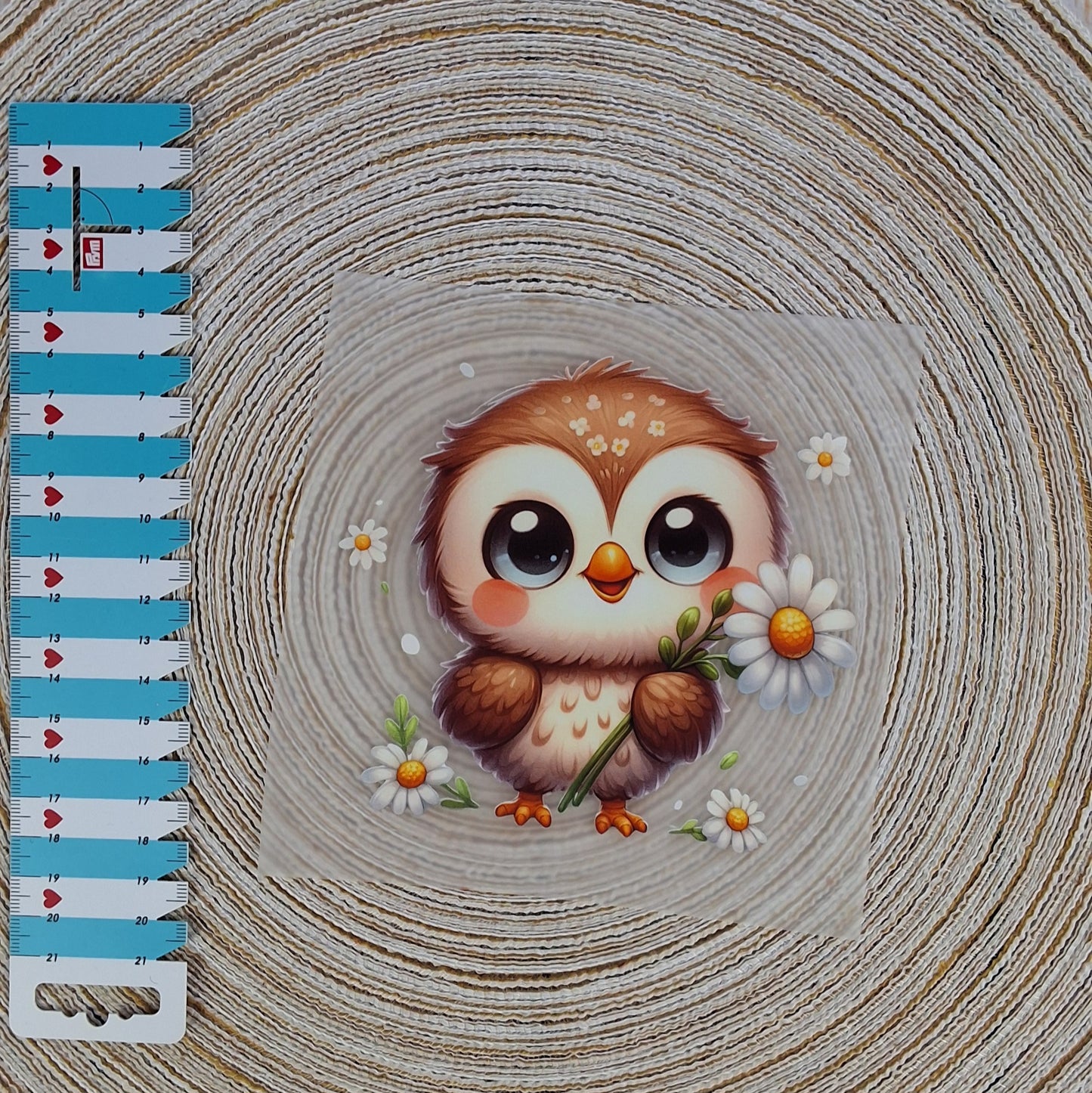 Bügelbild "Kleine Eule"
