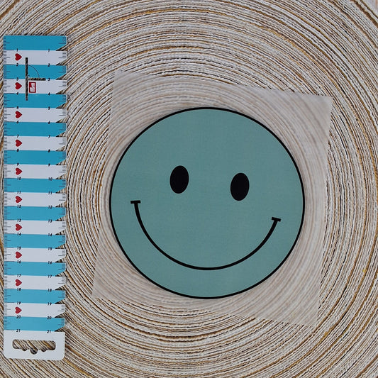 Bügelbild "Petroler Smiley"