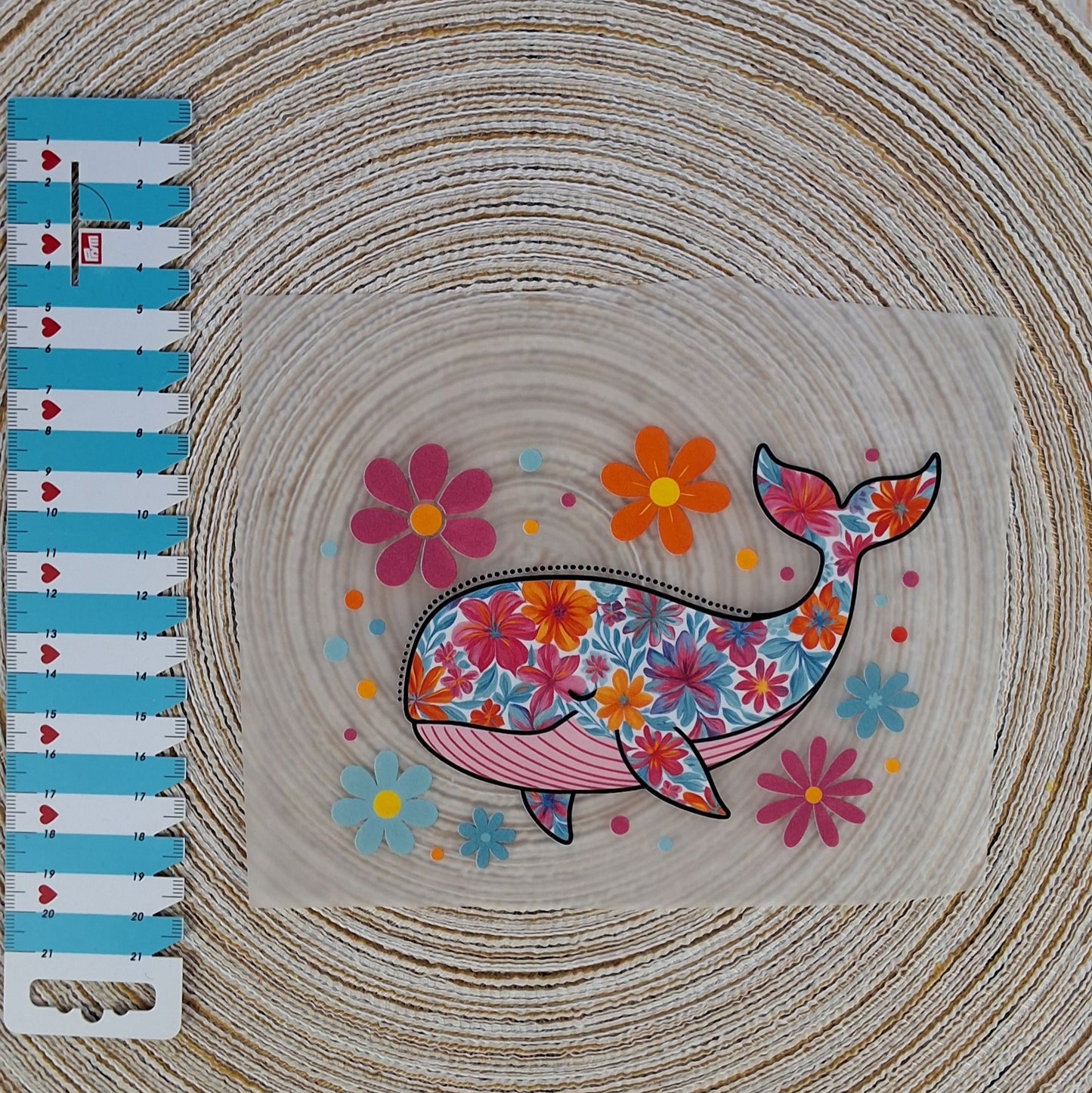 Bügelbild "Wal"