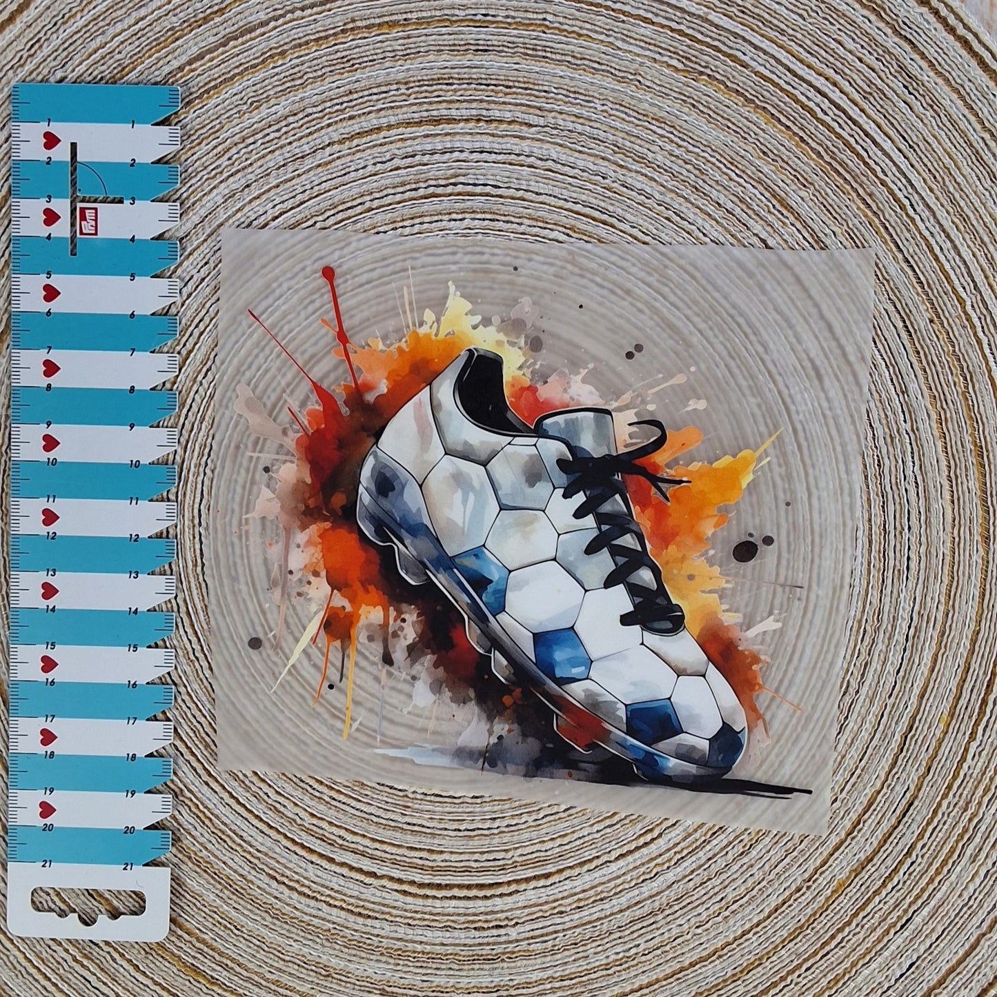 Bügelbild "Fußballschuh"