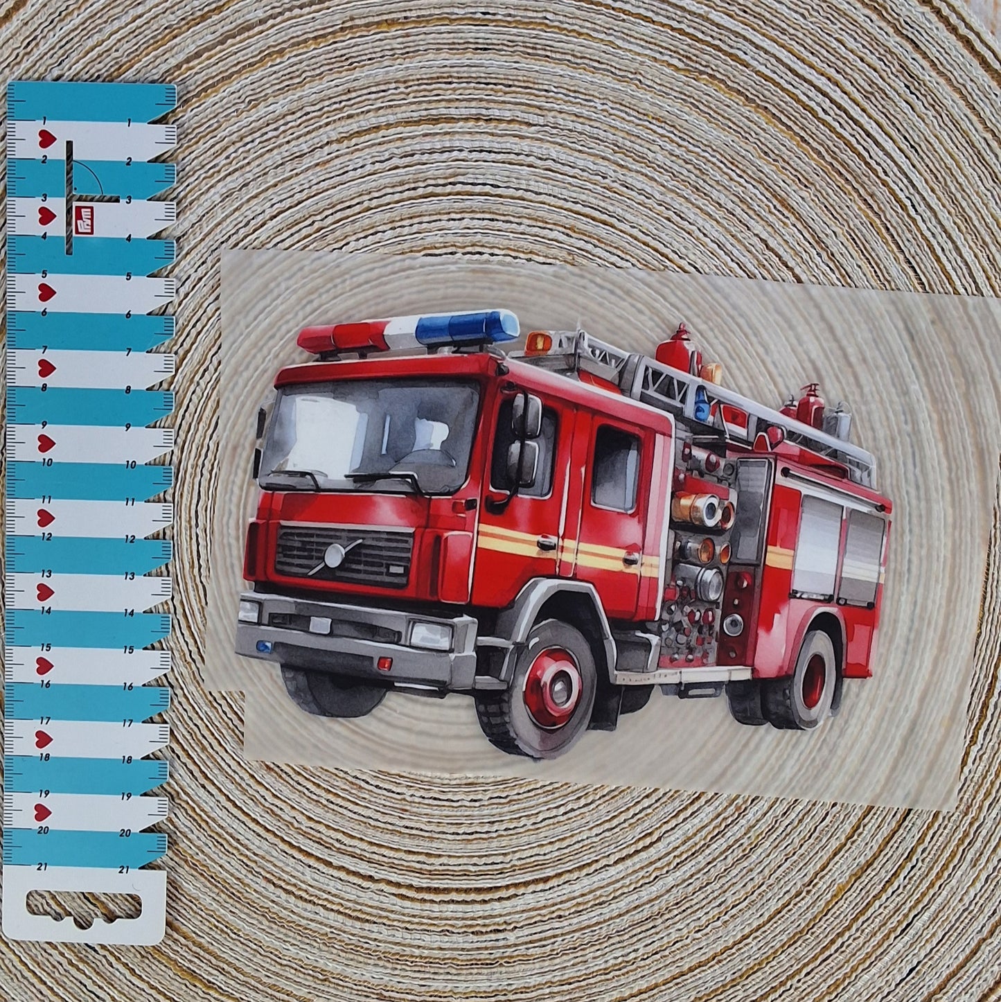 Bügelbild "Feuerwehr"
