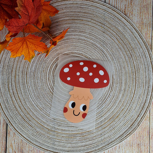 Bügelbild "Lächelnder Pilz"