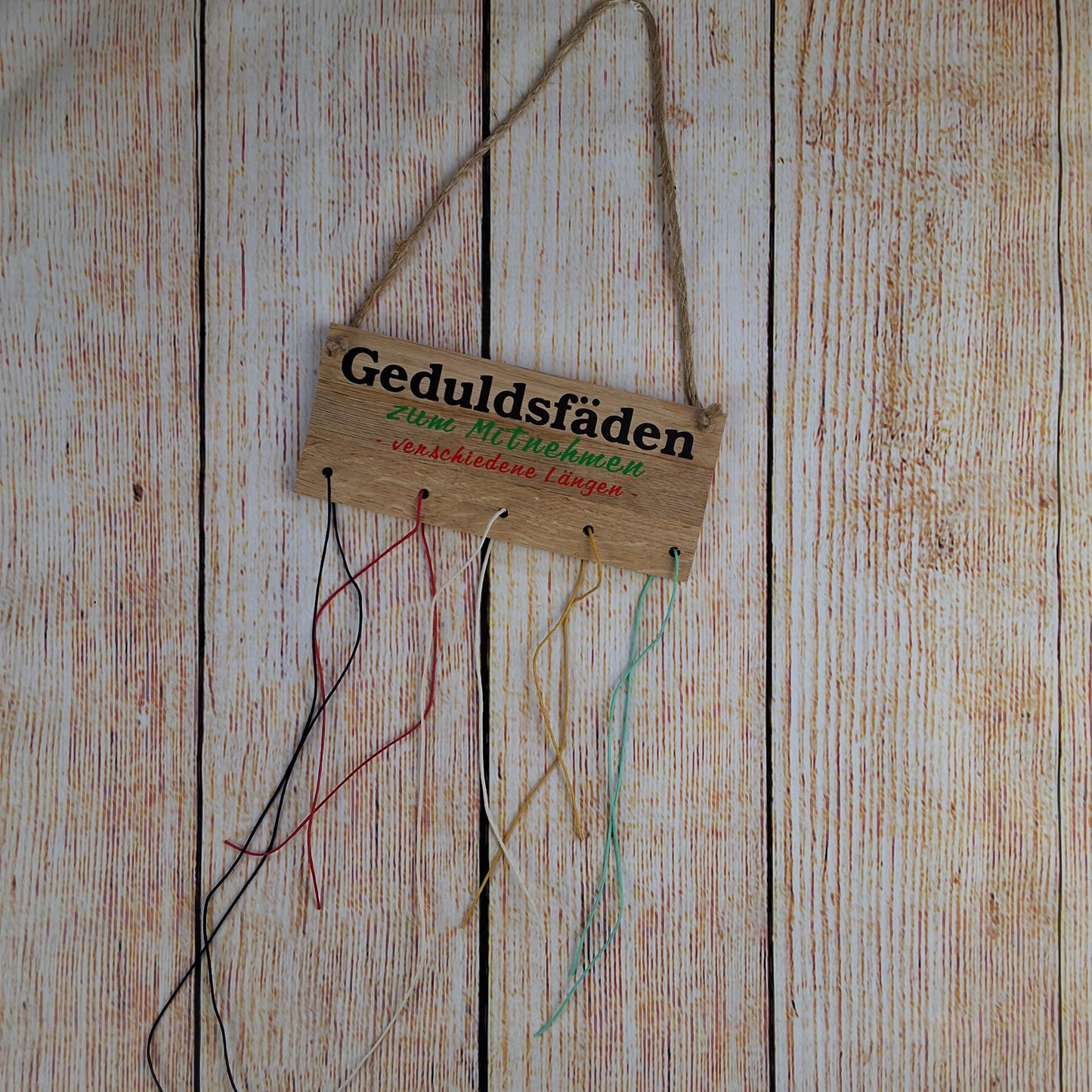 Geduldsfäden - zum Mitnehmen