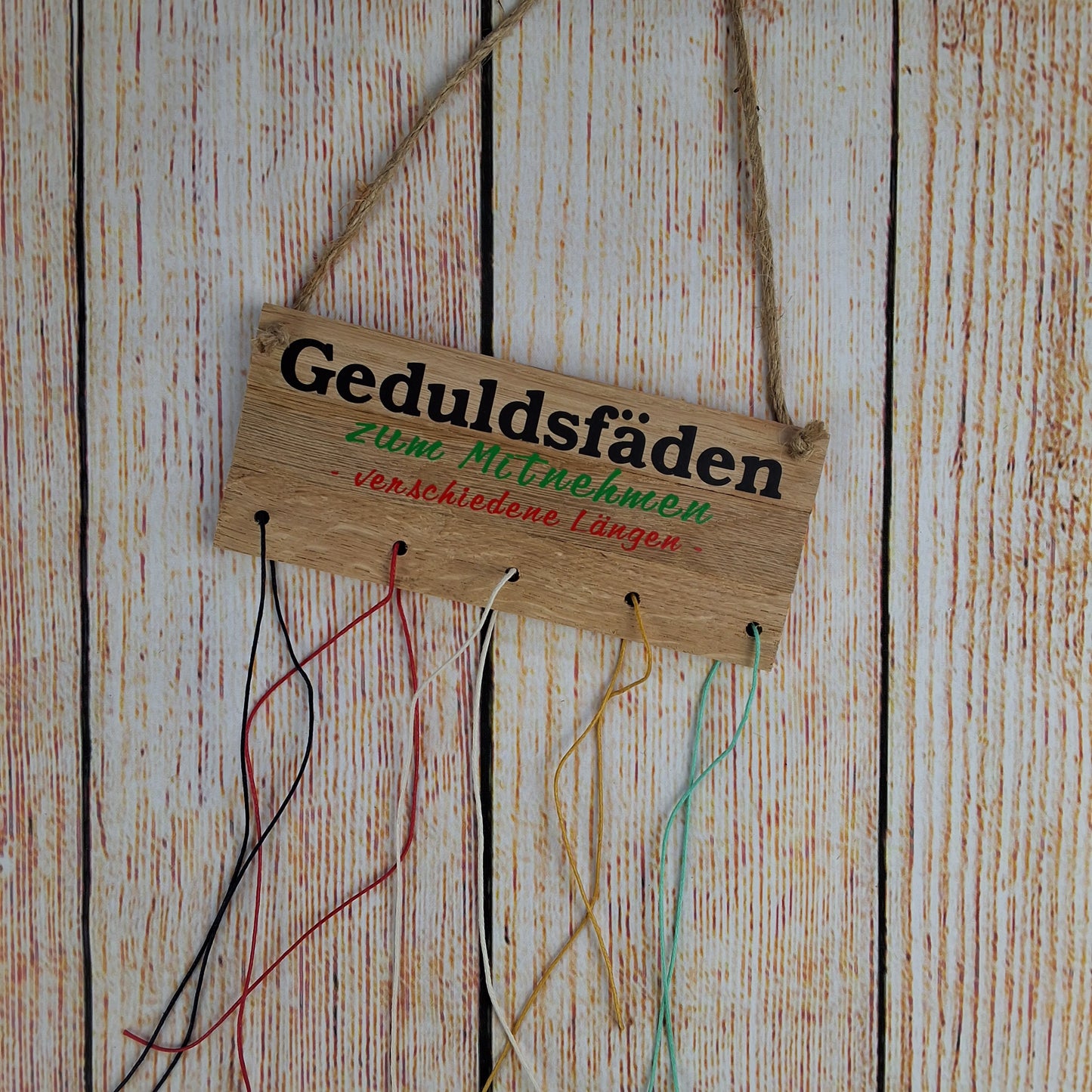Geduldsfäden - zum Mitnehmen
