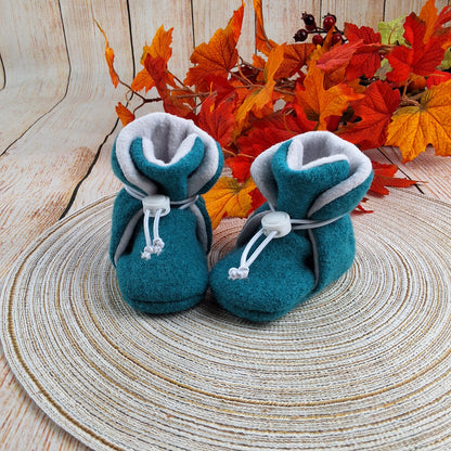 Walkschuhe, Babypuschen, Walk-Boots, warme Babyschuhe Gr. 17/18