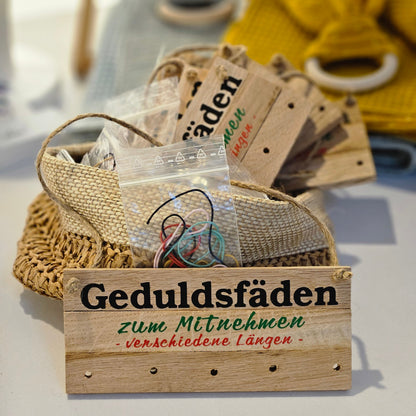 Geduldsfäden - zum Mitnehmen