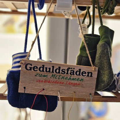Geduldsfäden - zum Mitnehmen