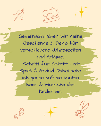 Mines Nadelzwerge - Nähtreff für Kids ab 7 Jahre