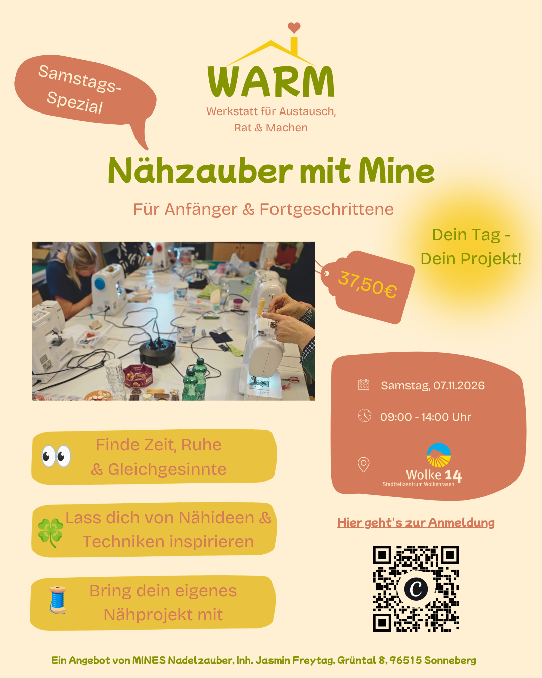 Nähzauber mit Mine - Samstags-Spezial