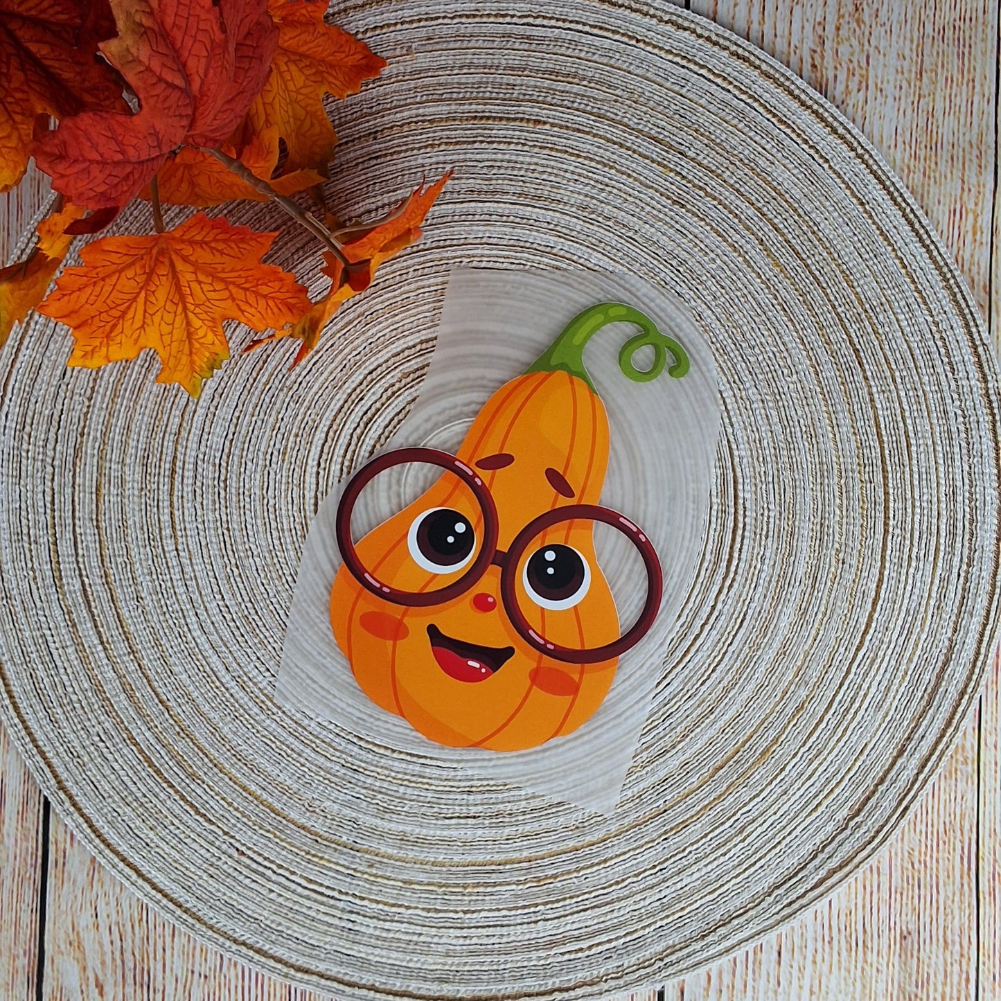 Bügelbild Kürbis