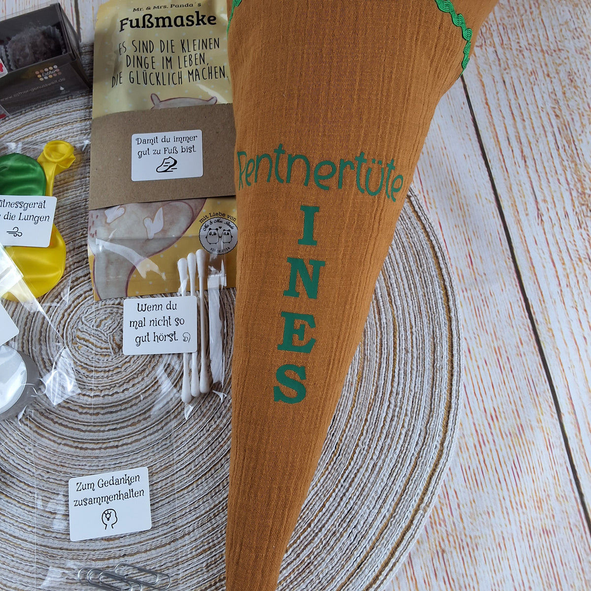 Personalisierte Rentnertüte - Geschenk zum Ruhestand